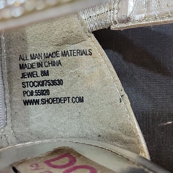 DOLCE BY MOJO MAXY JEWEL EMBELLISHMENTS ROUND TOE HIGH HEEL STILETTOS SANDAL - Picture 8 of 14